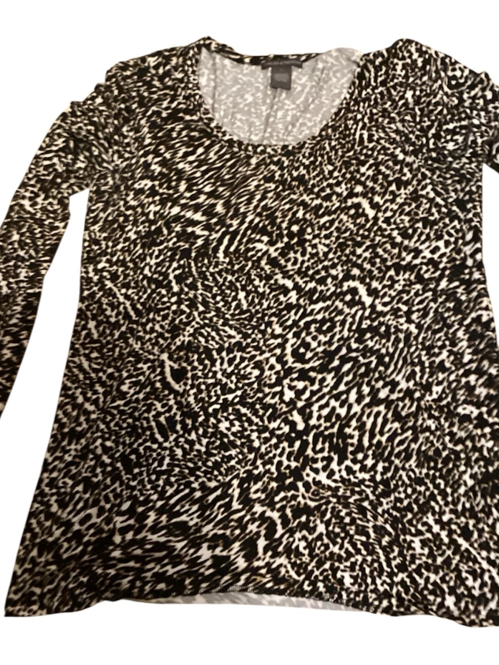 Chelsea & Theodore woman’s Leopard Print blouse